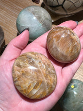 Load image into Gallery viewer, The Consecrated Crystal Crystals, Stones, Minerals 90g Peach Moonstone Palms
