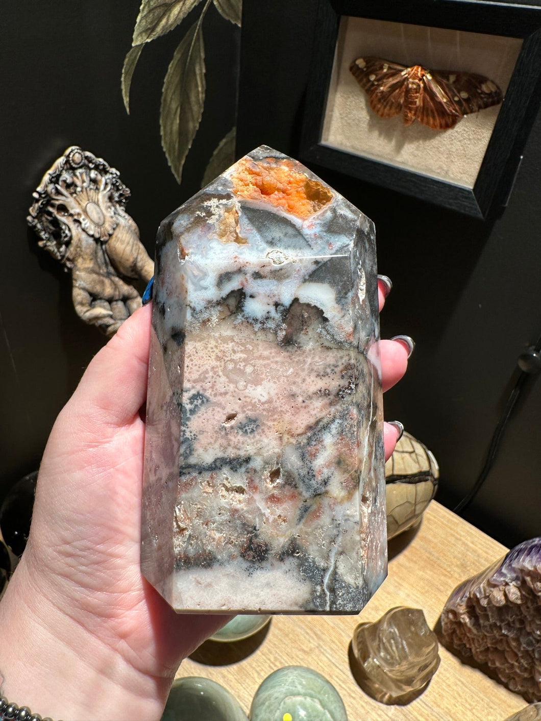 The Consecrated Crystal Crystals, Stones, Minerals A Mosaic Jasper Towers