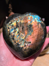 Load image into Gallery viewer, The Consecrated Crystal Crystals, Stones, Minerals D Dark Labradorite Puffy Hearts
