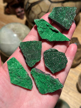Load image into Gallery viewer, The Consecrated Crystal Crystals, Stones, Minerals D E F G H I J Uvarovite Green Garnet Pieces
