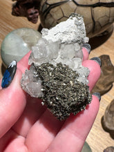 Load image into Gallery viewer, The Consecrated Crystal Crystals, Stones, Minerals h Linwood Calcite Clusters w/Marcasite
