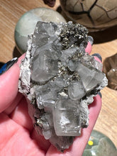 Load image into Gallery viewer, The Consecrated Crystal Crystals, Stones, Minerals J Linwood Calcite Clusters w/Marcasite
