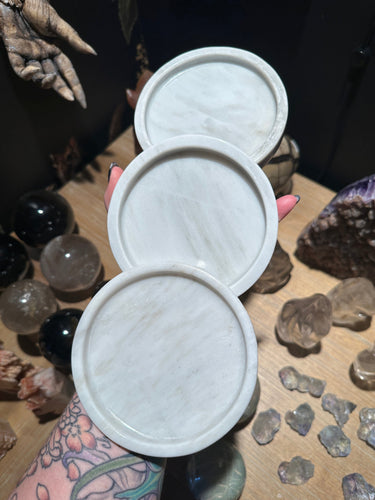 The Consecrated Crystal Crystals, Stones, Minerals Marble Round Dish