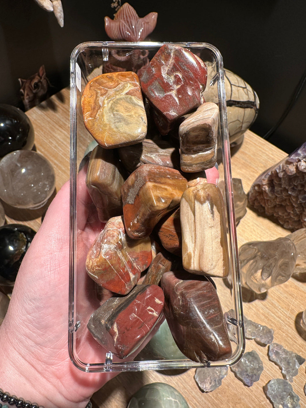 The Consecrated Crystal Crystals, Stones, Minerals Petrified Wood Tumbles