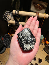 Load image into Gallery viewer, The Consecrated Crystal Crystals, Stones, Minerals R Black Tourmaline, Smoky, Hyalite Opal Clusters
