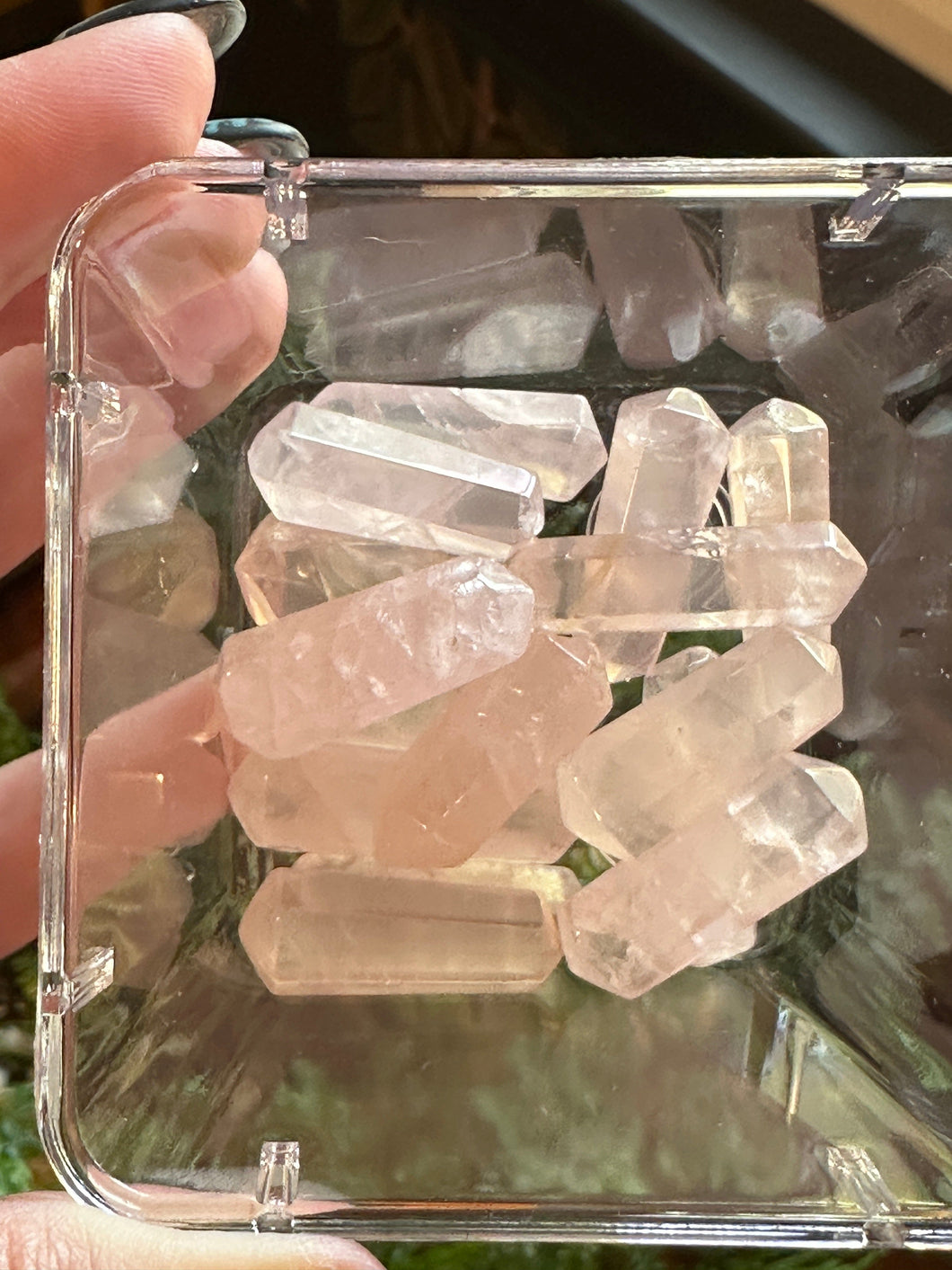 The Consecrated Crystal Crystals, Stones, Minerals Rose Quartz Mini DTs