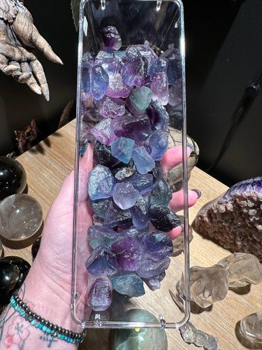 The Consecrated Crystal Crystals, Stones, Minerals Sm Fluorite 3 for $2 Raw Crystal Chunks