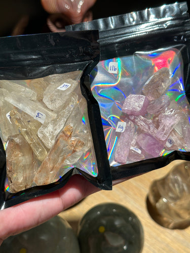 The Consecrated Crystal Crystals, Stones, Minerals Spodumene Pieces