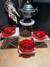 Load image into Gallery viewer, The Consecrated Crystal Metaphysical Red Depression Glass Offering Dishes Antique Witch and Ritual Items
