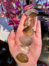 Load image into Gallery viewer, The Consecrated Crystal Crystals, Stones, Minerals a c d e h m o p r s t Dendritic Golden Healer Cabochons
