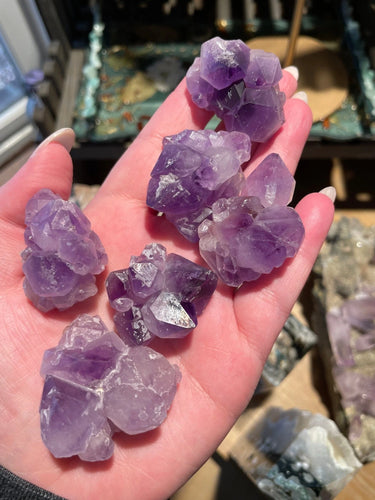 The Consecrated Crystal Crystals, Stones, Minerals Amethyst Flower Clusters