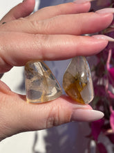 Load image into Gallery viewer, The Consecrated Crystal Crystals, Stones, Minerals b g j k l u v Dendritic Golden Healer Cabochons
