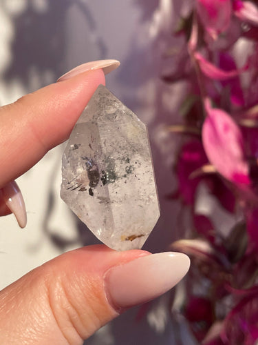 The Consecrated Crystal Crystals, Stones, Minerals B Tibetan DT Carbon Included Quartz Pieces