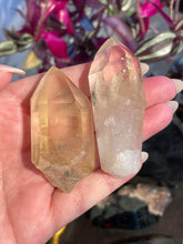 Load image into Gallery viewer, The Consecrated Crystal Crystals, Stones, Minerals C H M X Golden Healer Quartz Points
