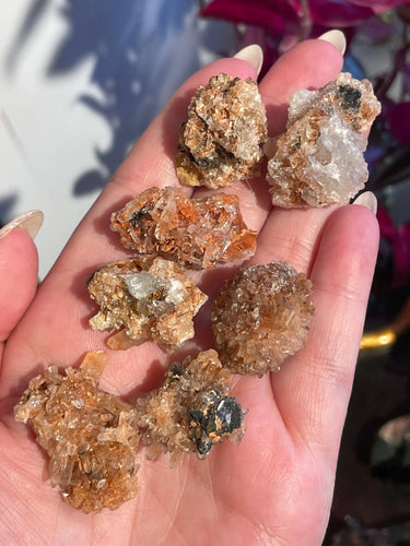 The Consecrated Crystal Crystals, Stones, Minerals Creedite Mini Clusters