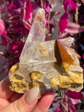 Load image into Gallery viewer, The Consecrated Crystal Crystals, Stones, Minerals K HQ Selenite w/Orange Calcite Clusters

