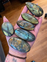 Load image into Gallery viewer, The Consecrated Crystal Crystals, Stones, Minerals Labradorite lg Assorted Crystal Cabochons

