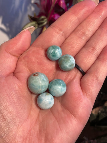 The Consecrated Crystal Crystals, Stones, Minerals Sm Larimar Mini Spheres