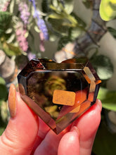 Load image into Gallery viewer, The Consecrated Crystal Crystals, Stones, Minerals Smoky Quartz H Faceted Hearts
