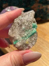 Load image into Gallery viewer, The Consecrated Crystal Crystals, Stones, Minerals T Emerald On Quartz Clusters
